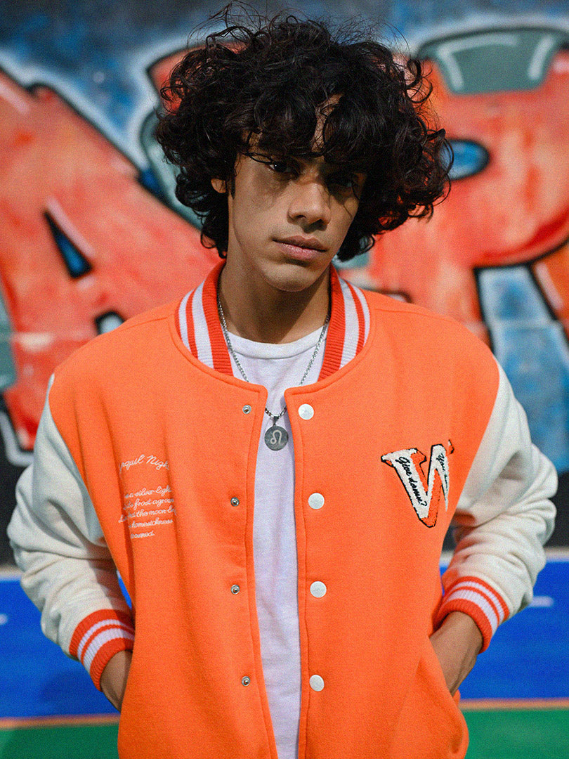 Attitude I DONT GIVE DAMN Varsity Men Jacket