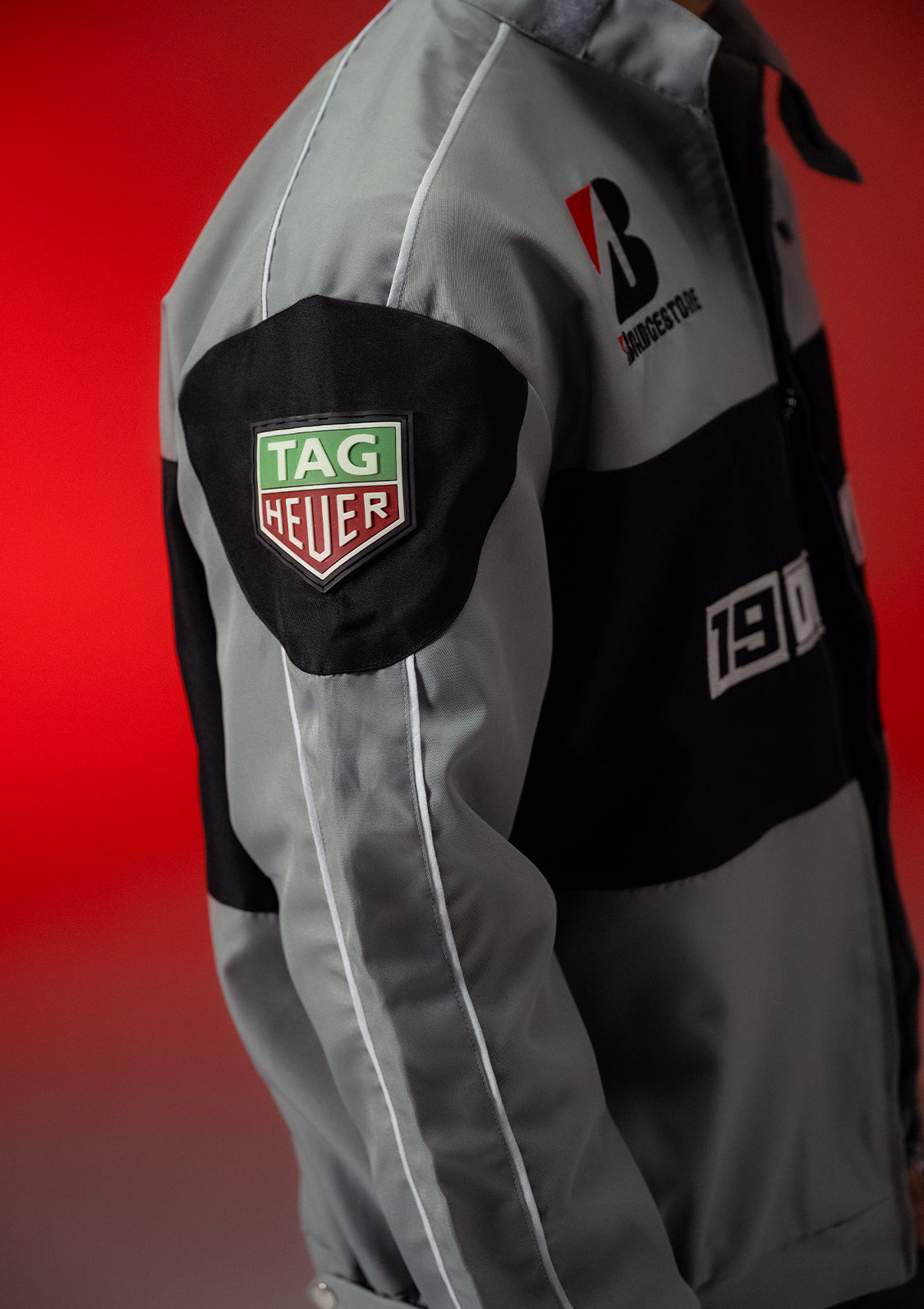 Unisex Zaavs DRIFT Grey Racer Jacket