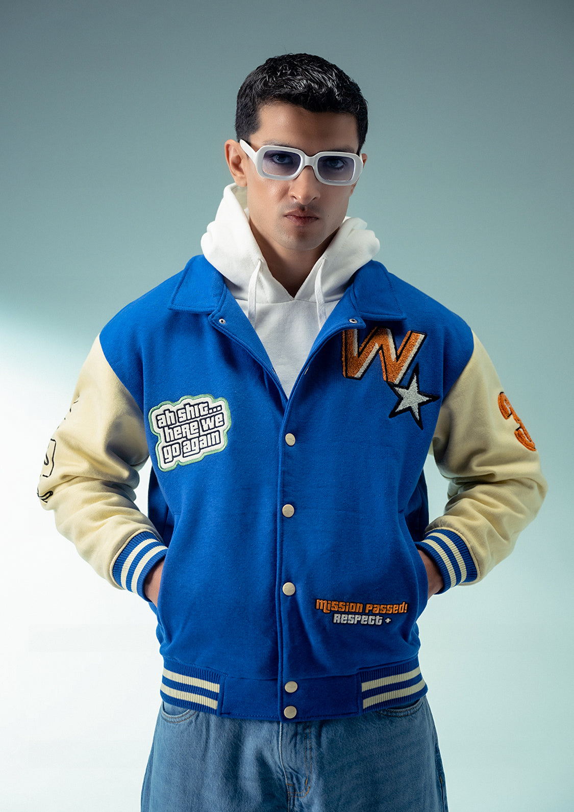 Unisex Zaavs Vintage Varsity Jacket