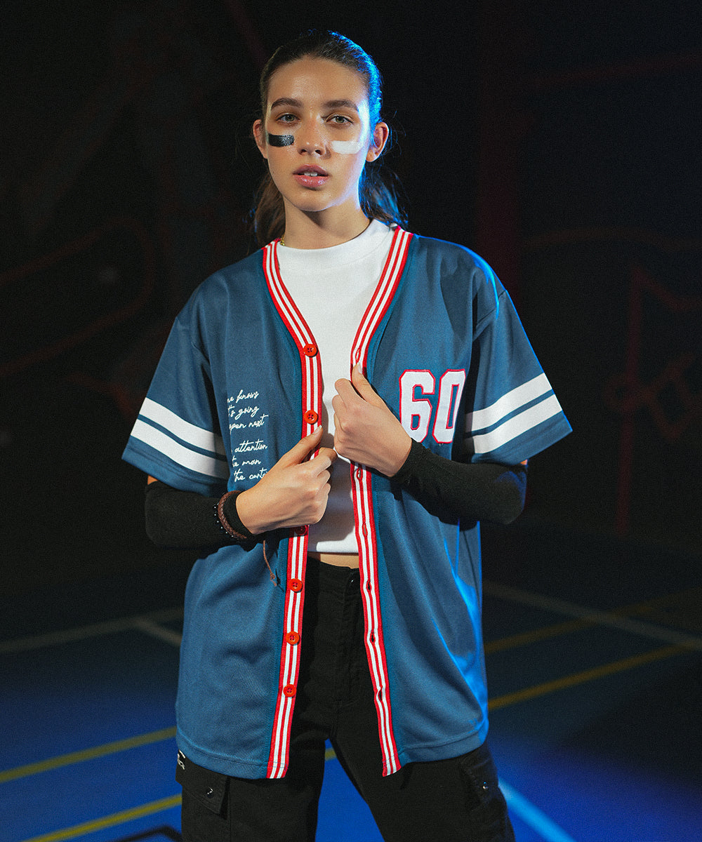 UNISEX Epic 60 Zaavs Retro Stripe Baseball Jersey