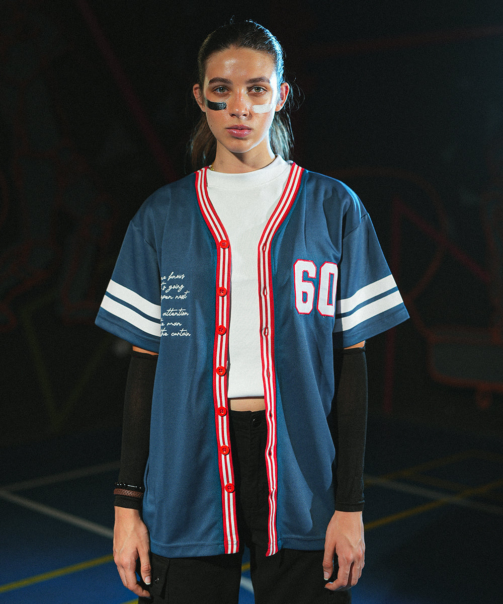 UNISEX Epic 60 Zaavs Retro Stripe Baseball Jersey