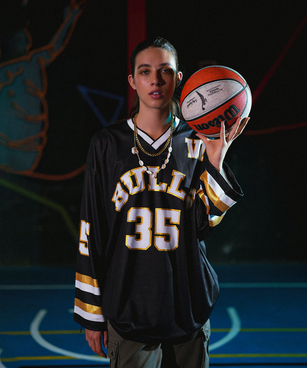 UNISEX Zaavs Bold BULLS Basketball Jersey
