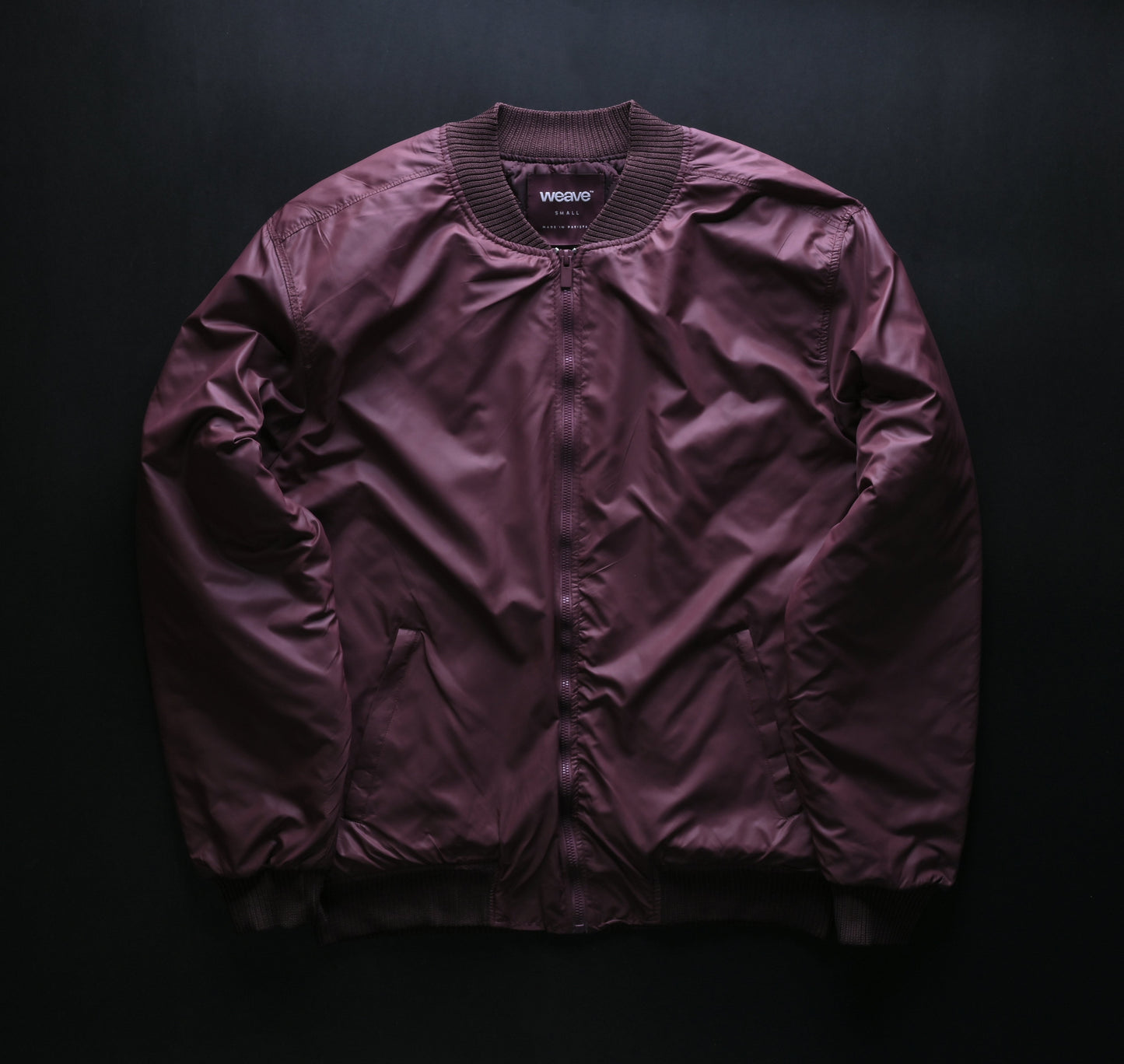 Maroon Skydiver Bomber Jacket