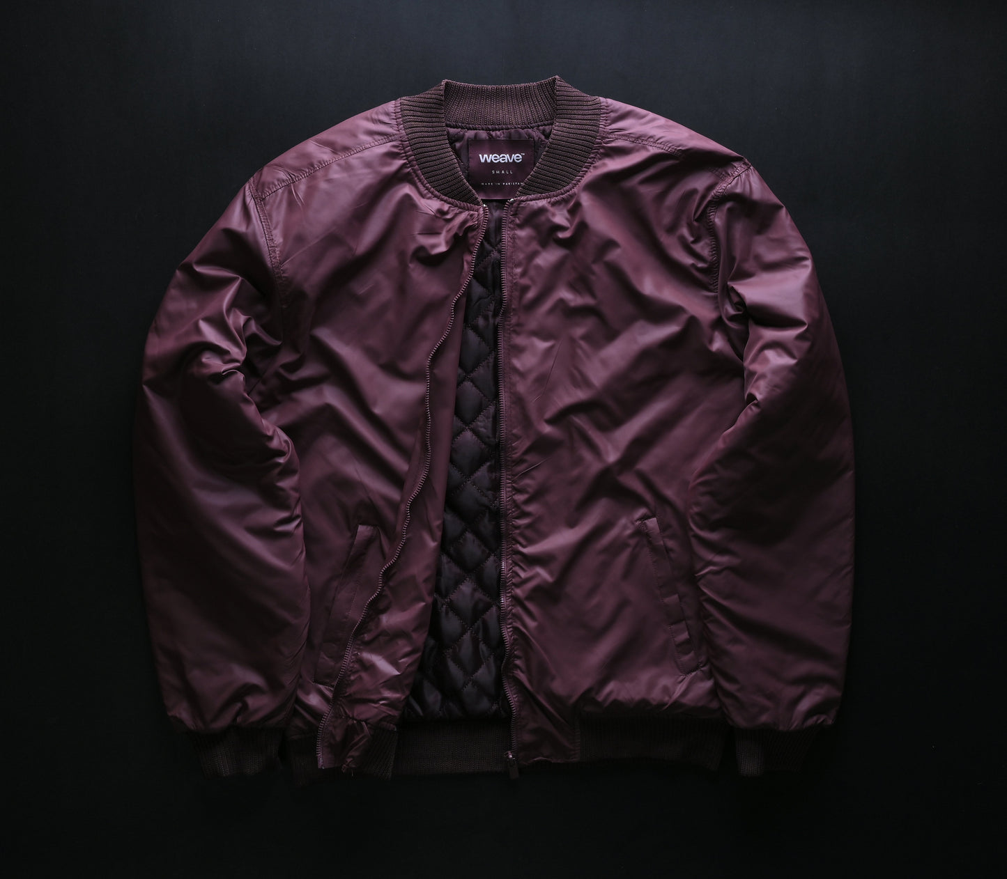 Maroon Skydiver Bomber Jacket