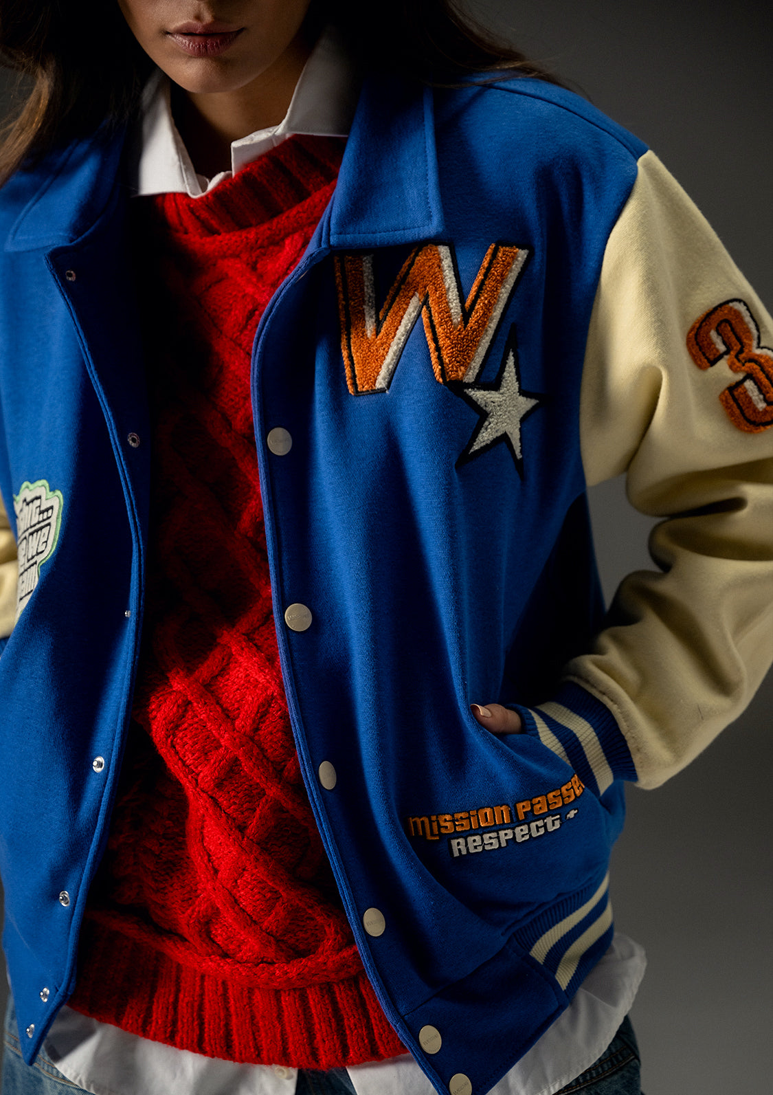 Unisex Zaavs Vintage Varsity Jacket